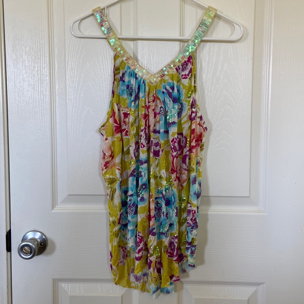 Free People Sequined Tank (S)